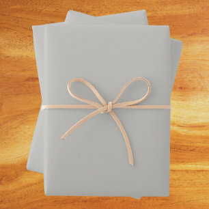 Light French Grey Solid Colour Wrapping Paper Sheet