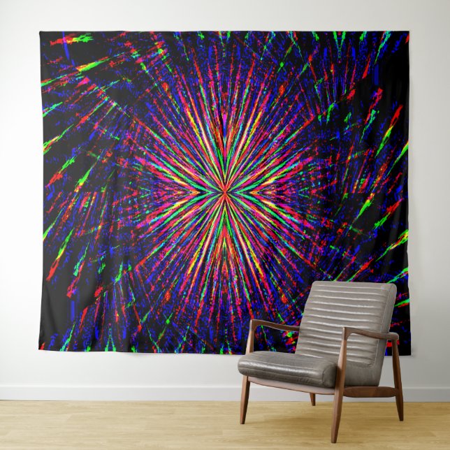 Light fun times..... tapestry (In Situ (Horizontal))