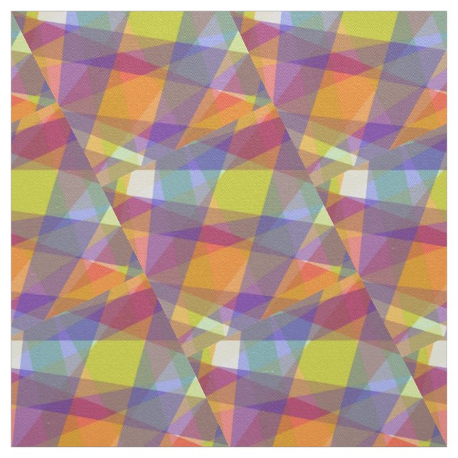 Light Geometric - Cotton Twill Fabric (Swatch)