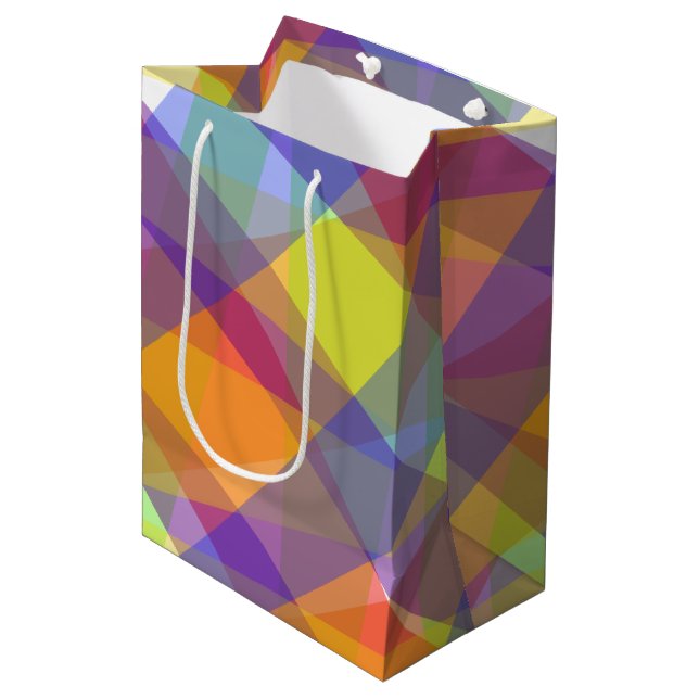 Light Geometric - Gift Bag (Front Angled)