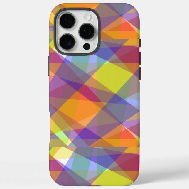 Light Geometric - iPhone (16 Pro Max) Case (Back)