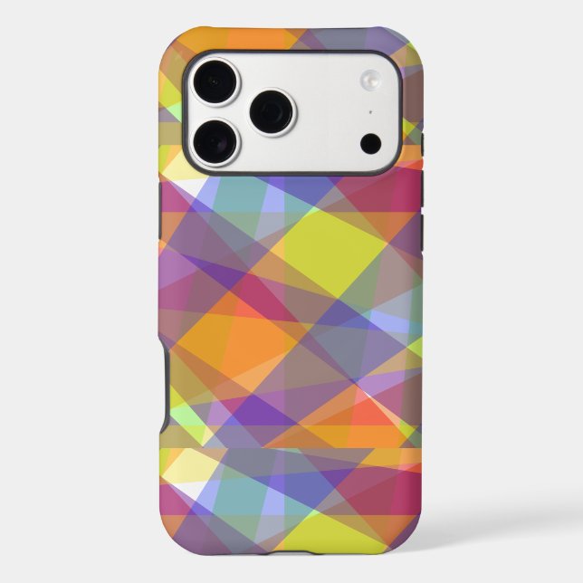 Light Geometric - iPhone (16 Pro Max) Case (Back)