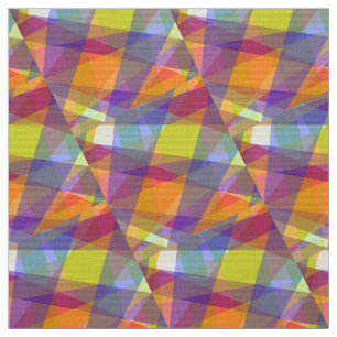 Light Geometric - Polyester Weave Fabric