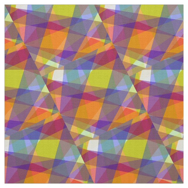 Light Geometric - Polyester Weave Fabric (Swatch)