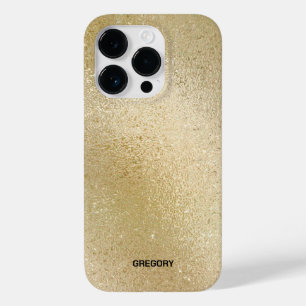 Light gold iridescent shimmering background Case-Mate iPhone 14 pro case