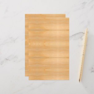 Light Gold Wood Grain Look Warm Colours Art  Stati Stationery