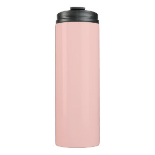 Light Gossamer Pink, Solid Colour Pastel Pink Thermal Tumbler