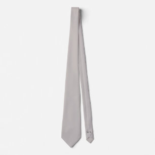 Light Gray Groom Groomsmen Initials Wedding Tie