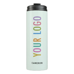 Light Green 12 oz Tumbler Business Logo Printed