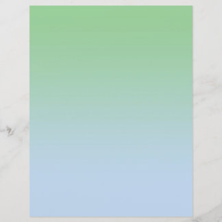 Light Green and Blue Gradient Paper