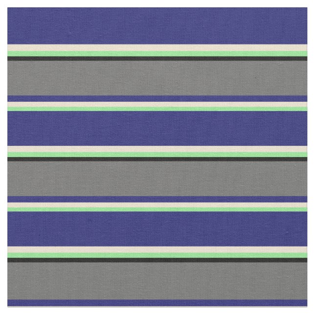 Light Green, Beige, Midnight Blue, Dim Grey, Black Fabric (Close Up)