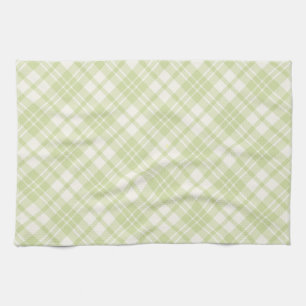 Light green chequered kitchen Towel