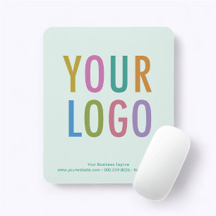 Light Green Custom Mouse Pad Company Logo Non Slip