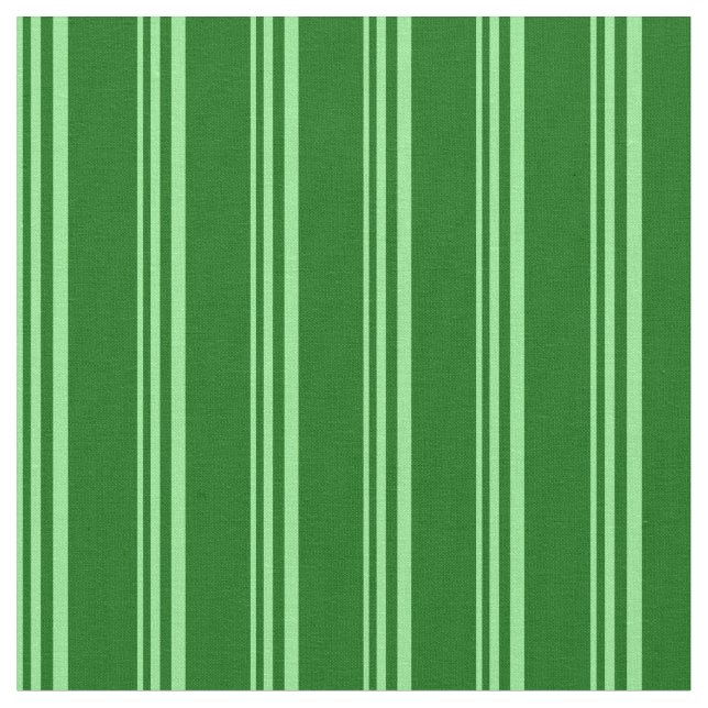 Light Green & Dark Green Coloured Lines Fabric (Close Up)
