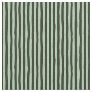 Light Green & Dark Green Wonky Stripes Fabric