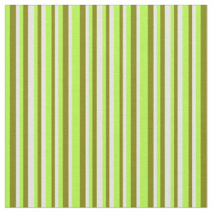 Light Green, Green, and Beige Coloured Lines Fabric