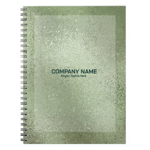 Light green iridescent shimmering glass texture no notebook