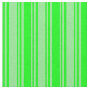 Light Green & Lime Coloured Striped Pattern Fabric