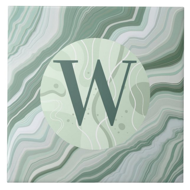 Light Green Marble Tile (Front)