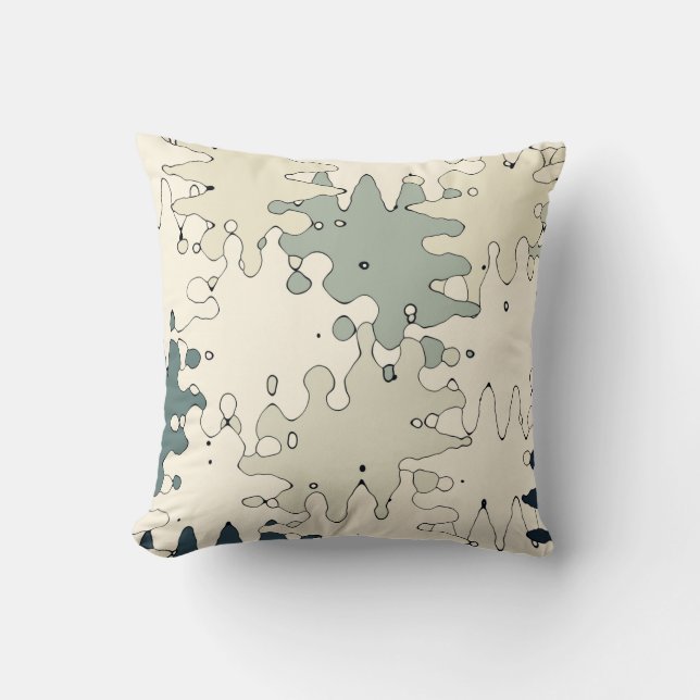 Light Green Modern Unique Trendy Style Cushion (Front)