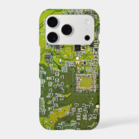 Light Green PCB Circuit Board Design for IT Pros