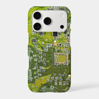 Light Green PCB Circuit Board Design for IT Pros