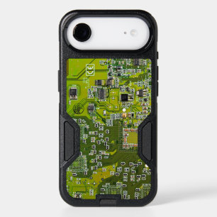 Light Green PCB Circuit Board Design for IT Pros