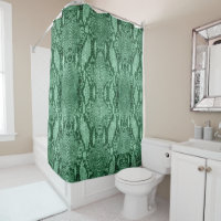 Light Green Snake Skin Print
