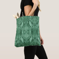 Light Green Snake Skin Print
