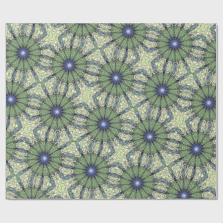 light green solar digital pattern wrapping paper