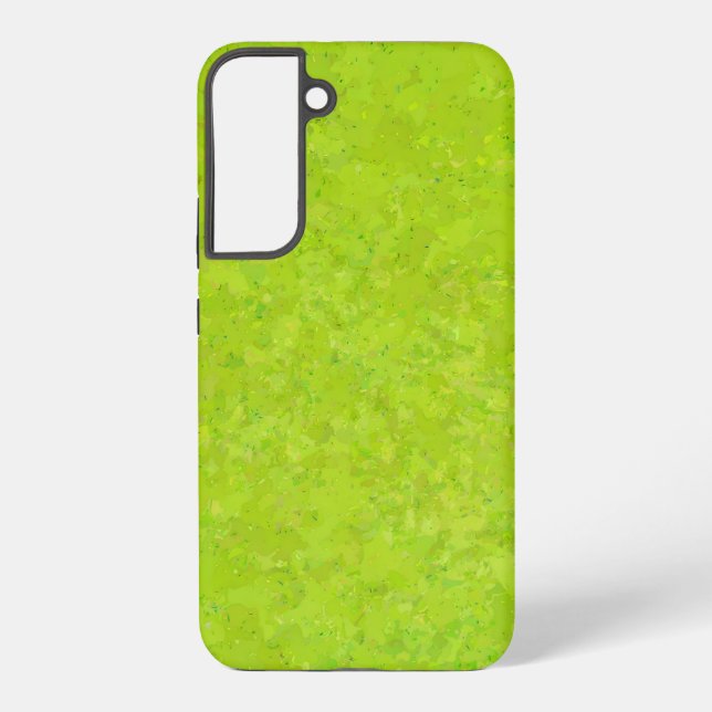 Light Green Texture Artistic Samsung Galaxy S22+ Case (Back)