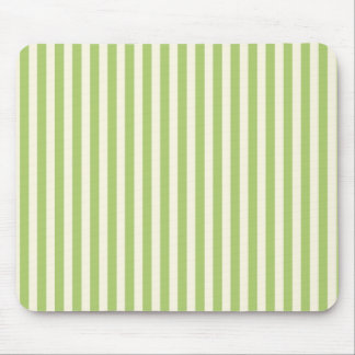 Light Green Vintage Ticking Stripe Farmhouse Mouse Mat