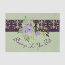 Light Green With Purple