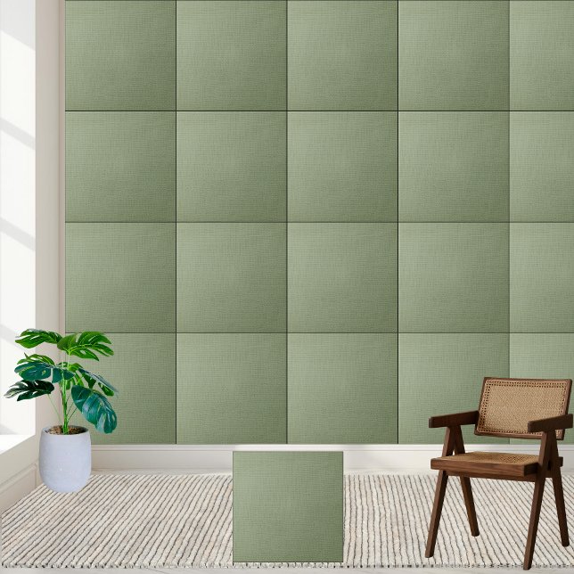 Light Green Woven Burlap Texture Ceramic Tile (Light Green Woven Burlap Texture Ceramic Tile)