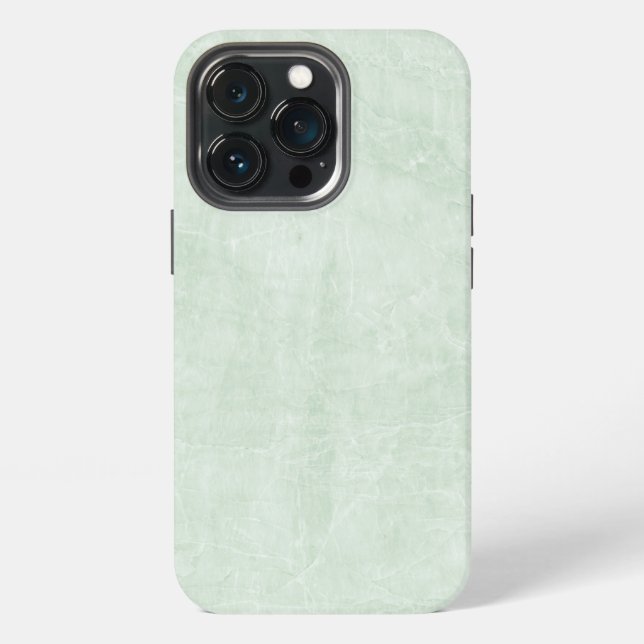 Light Greenish Marble iPhone Case (Back)