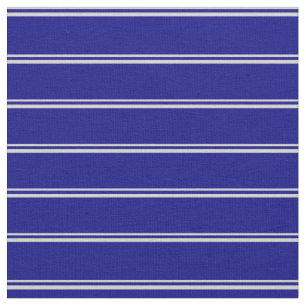 Light Grey and Blue Pattern of Stripes Fabric