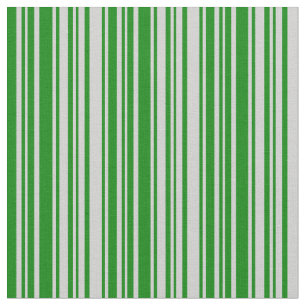 Light Grey and Green Coloured Lines Fabric
