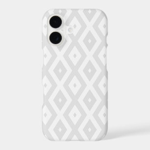 Light grey and white diamond pattern