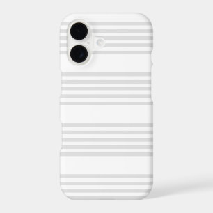 Light grey and white five stripes pattern