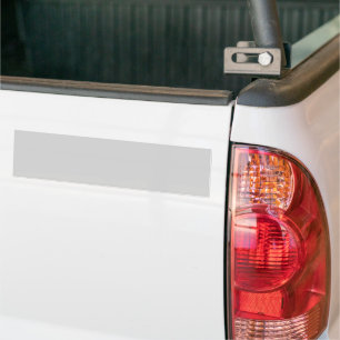 Light Grey Bumper Sticker