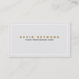 Light Grey Business Card