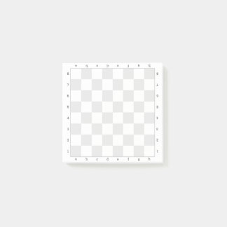 Light Grey Chess Board template Post-it Notes