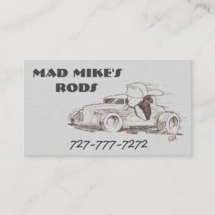 Light Grey Custom Business Cards