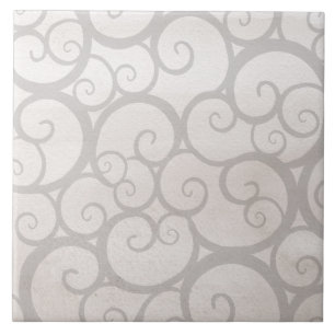 Light grey decorations tile