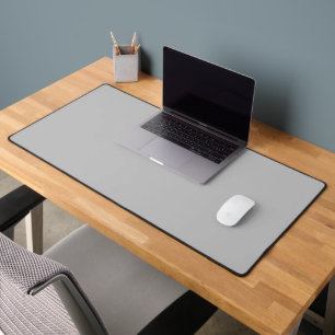 light grey desk mat