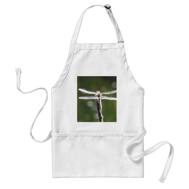 Light grey dragonfly standard apron (Front)