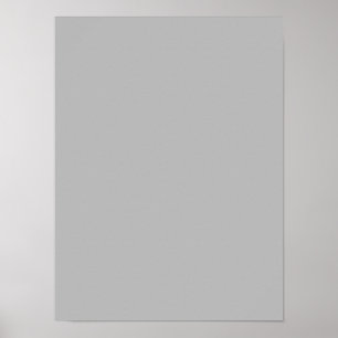Light Grey Fashion Grey Colour Trend 2014 Blank Poster