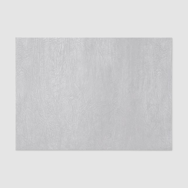 Light Grey Faux Leather Tissue Paper (Front)
