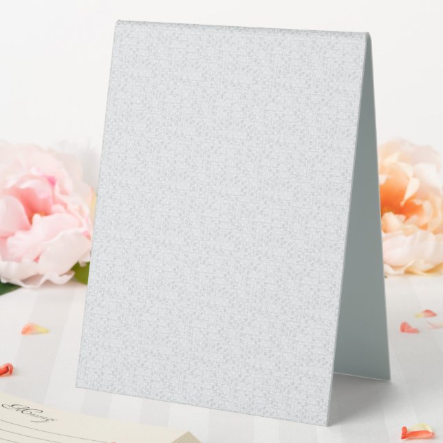 Light Grey Geometric Floral |Modern Summer Pattern (In SItu (Wedding))