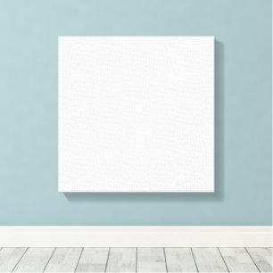 Light Grey Geometric Floral  Modern Summer Pattern Canvas Print